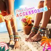 Fashband Boho Beaded Anklets Starfish Layered Ankle Bracelet Beach Summer
