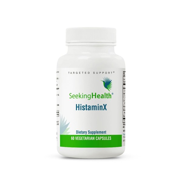 Seeking Health HistaminX, Histamine Support with Bioflavonoids, Natural Nettle, Quercetin, Rutin, Bromelain, for Immune System and Inflammation Support, Seasonal Support, Vegetarian (60 Capsules)