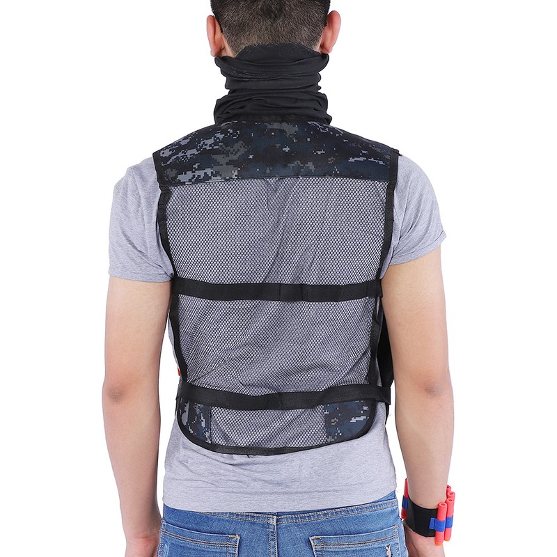 Camouflage Kids Toy Gun Clip Vest Kit Vest Clips Soft