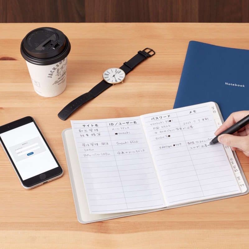 Daigo U1044 Password Book B6 Green (Set of 2)