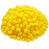 TOAOB 300 Pieces Pompoms 20 mm Small Yellow Pompom Fluffy