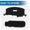 KUST Black Dash Cover for Dodge Caravan/Grand Caravan/Chrysler Town Country