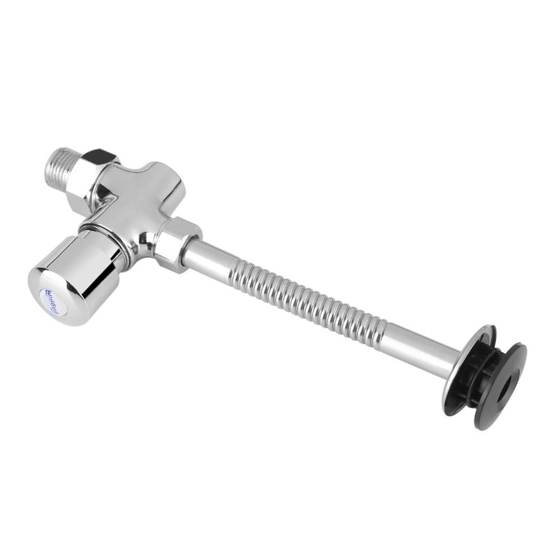 Zinc Alloy Toilet Flush Valve Urinal Valve Button Manual Lock