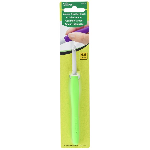 Clover 1053/K Amour Crochet Hook, Size K/6.5mm