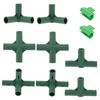 SUPVOX 3sets Greenhouse Connectors Kit Includes Right Angle and Flat