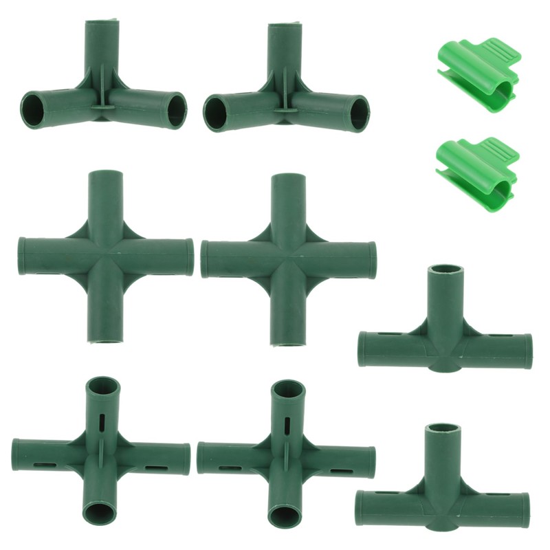 SUPVOX 3sets Greenhouse Connectors Kit Includes Right Angle and Flat