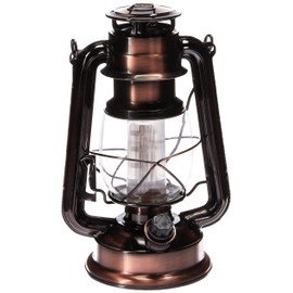 NorthPoint 190462 12 LED Vintage Style Outdoor Lighting Lantern for Multi Purpose Use, Copper