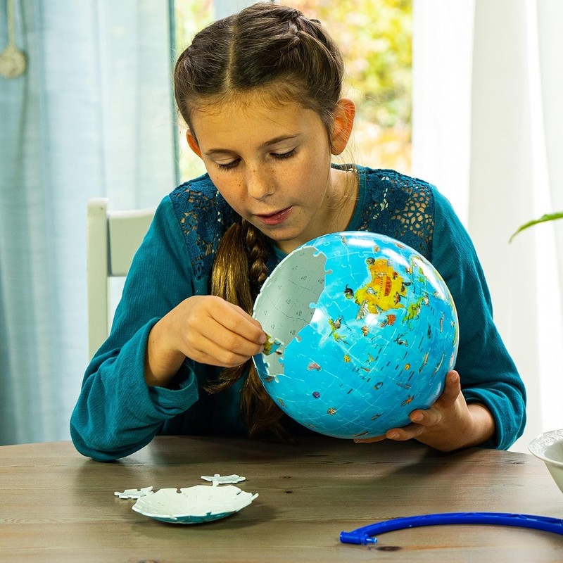 Ravensburger Children’s World Globe 3D Jigsaw Puzzle for Kids age