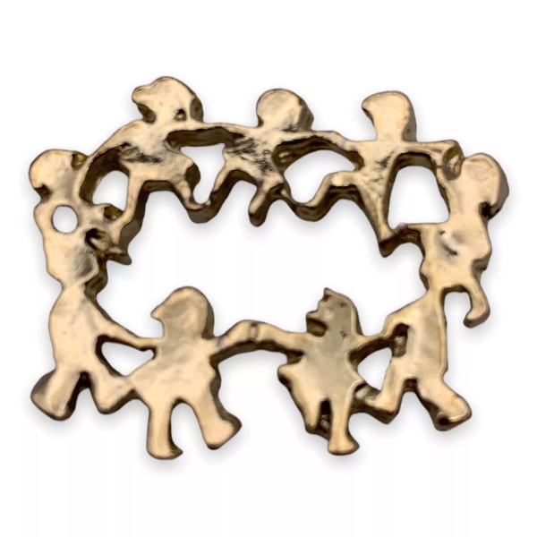 StockPins J15 - Circle of Children Lapel Pin