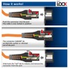 IEC Lock Power Cable/Power Cord C13LOCK-C14 BK 3.00 m