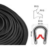 SMI - Edge protection profile KS0-1S for 0-1 mm PVC