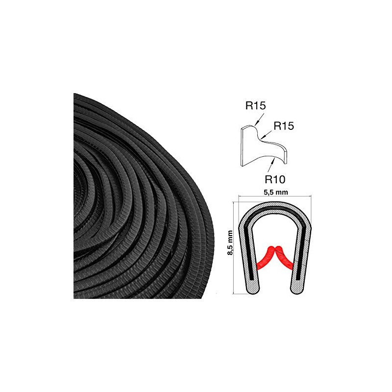 SMI - Edge protection profile KS0-1S for 0-1 mm PVC