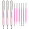 Lápiz de Mapeo de Cejas Rosa de Plástico para Maquillaje