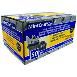 Petoskey Plastics 42 Gallon Heavy Duty Contractor Bag, 50" x 32" x 3mil