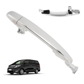 Nexus99UP Rear Outer Door Handle, Chrome Rear Outer Door Handles 69230-58010 Easy Installation Wear Resistant Precision Work Sliding Door Handle for Alphard 2003-2008