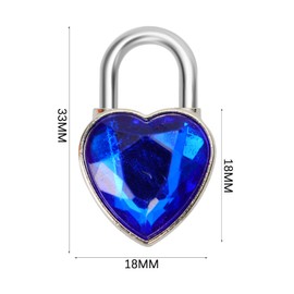 Pack of 4 Padlock Durable Lock Fashion Lock with Key Good Quality Padlock Weatherproof Lock Padlock Small for Indoor and Outdoor Use