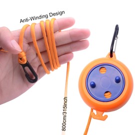 SagaSave Mini Travel Clothesline Set 8m/315 inches Retractable Rope Laundry Drying Rope with Clips Adjustable for Indoor Outdoor Portable