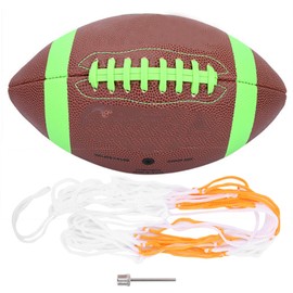 Rubber Size 6 Rugby American football Training Practicing Accessory for Indoor/Outdoor(green)