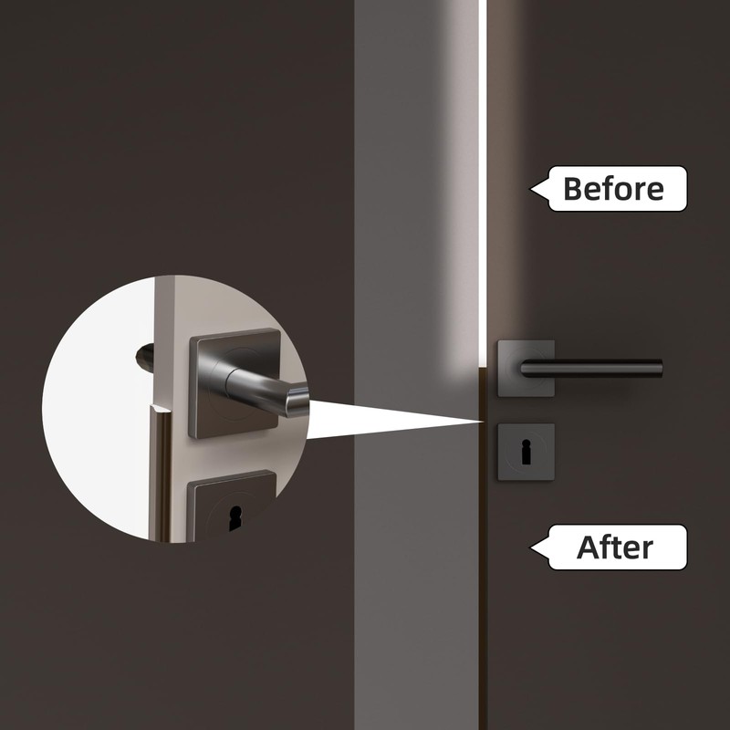 ESUFEIR 118" Wedge Window Weather Stripping Door Gap Filler,Adhesive Window