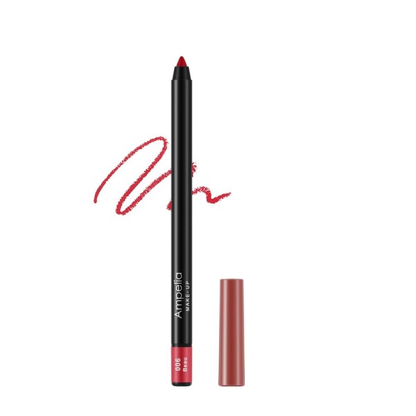 Juego de Delineador de Labios Mate, Lápiz Labial, Forma de