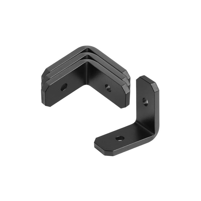 eoere 4 PCS 2" x 1" Heavy Duty Black Rafter