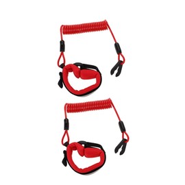 SUPVOX 2pcs Emergency Stop Tether for Outboard Motors Floating User Friendly Versatile and Durable for Ski Lovers and Various Watercraft
