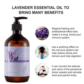 Massage Oil for Relaxing, Warming, Joint Pain Sensual Massage Oil Lavender Massage Oils for Massage Therapy Moisturizing Massage Oil for Men and Women (Type1)