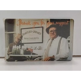 Bartles & Jaymes Wine Cooler Deck of Cards New in Factory Shrink Wrap 1980's