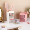 GUSHBIN Rotating Hair Accessories Organizer with Hair Brush Holder,3 Layer