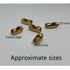 Blindspares Pack of 5 Brass Blind Beaded Chain Connector/Joiner, fits