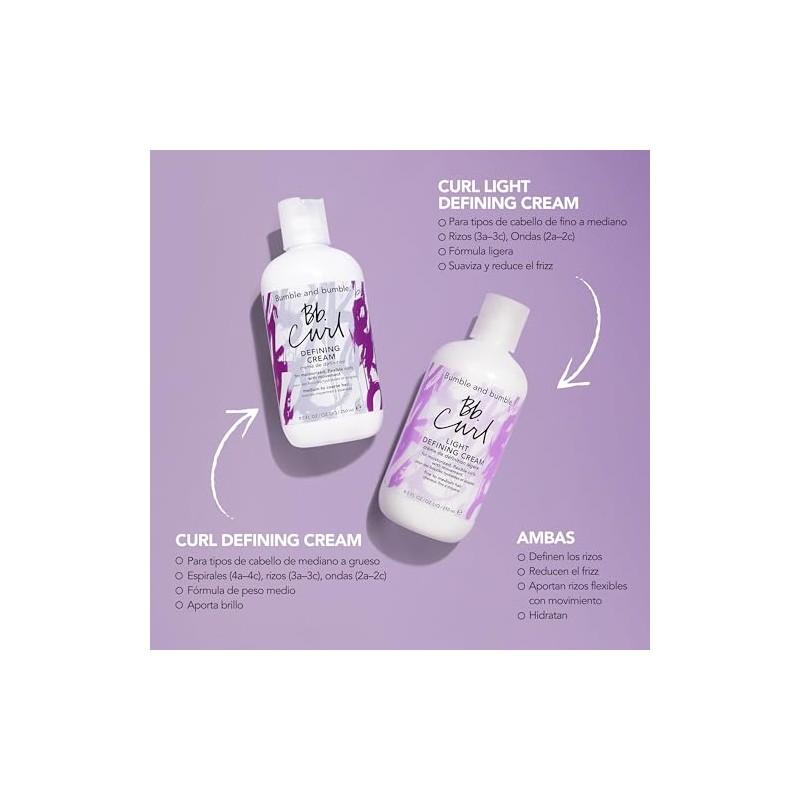 Bumble and Bumble Curl Light Defining Crema para Peinar |