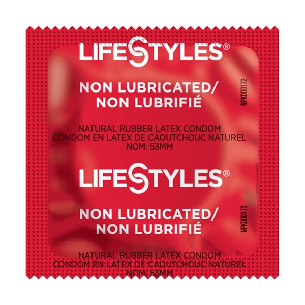 LifeStyles Non-Lubricated Condoms - Quantity - 100 Pack