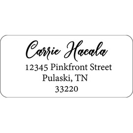 Atelier Elegance Custom Address Labels, Any Name, Any Address