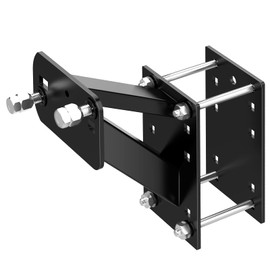 ZWanPing Trailer Spare Tire Mount Bracket for Trailer, Spare Tire Carrier Heavy Duty Holds up to 160 Lbs,Fits 4 & 5 & 6 Lugs Vehicle Wheels on 4",4.25",4.5'', 4.75'', 5'' and 5.5'' Bolt Patterns