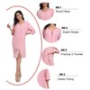 ANLIQI Womens Robes Knee Length 100% Cotton Bathrobes for Woman