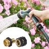 Hourleey Garden Hose Quick Connector, 3/4 Inch Male and Female