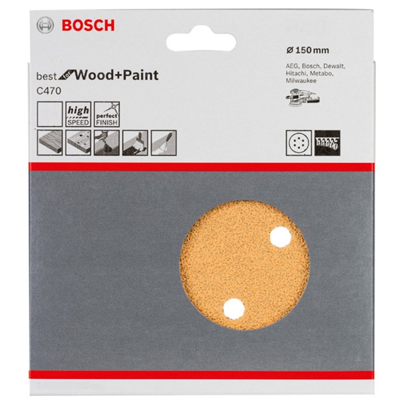 BOSCH (Bosch) sanding paper 150mmƒÓ # 320 (5 pieces) [2,608,605,092]