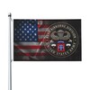 82nd Airborne Division - Parachutist Wings Circle Double Sided Banner
