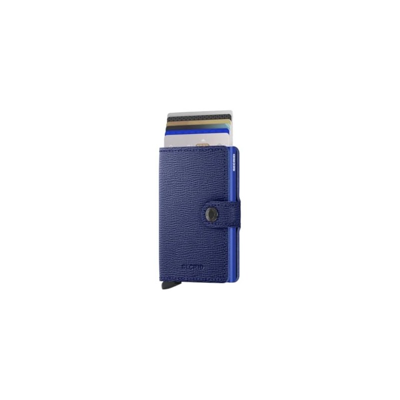 Secrid Miniwallet Crisple Cobalt Unisex Adult Travel Accessory Wallet, Talla