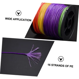 WOONEKY Strong Pe Braided Fishing Line 100m 16-Strand Low Memory Setting Power for Bass Trout