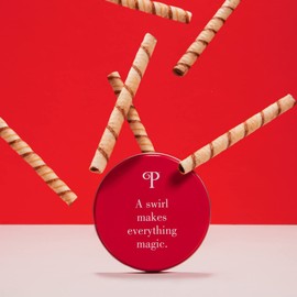 Pirouline Rolled Wafers – Dark Chocolate – Rolled Wafer Sticks, Crème Filled Wafers, Rolled Cookies for Coffee, Tea, Ice Cream, Snacks, Parties, Gifts, and More – 3.25oz Carton 2pk