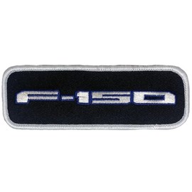 Ford F-150 Truck Logo Patch Embroidered Patch 4.5 inch x 1.5 inch | Heat Seal Patch for Clothes, Jean Jacket, Black Backpack, Hat, Jackets, and More