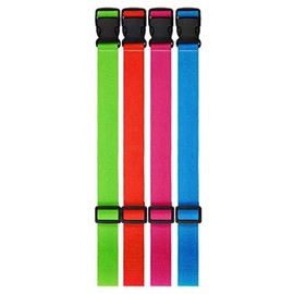 4 Piece Beach Towel Clips Ties Stretch Chair Bands Towel Holder Lightweight Windproof Holiday