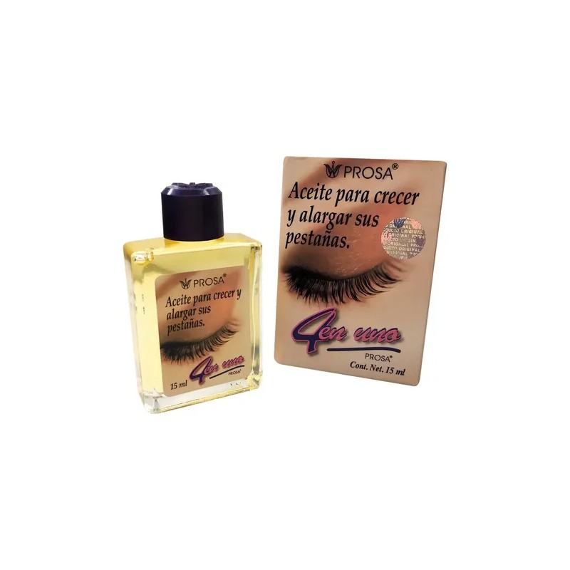 Aceite Para Pestanas 4 En Uno 15 Ml Prosa