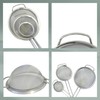 Kela 11074 Küchensieb-Set, 3-teilig, 8/14/20 cm Durchmesser, Edelstahl, Profi