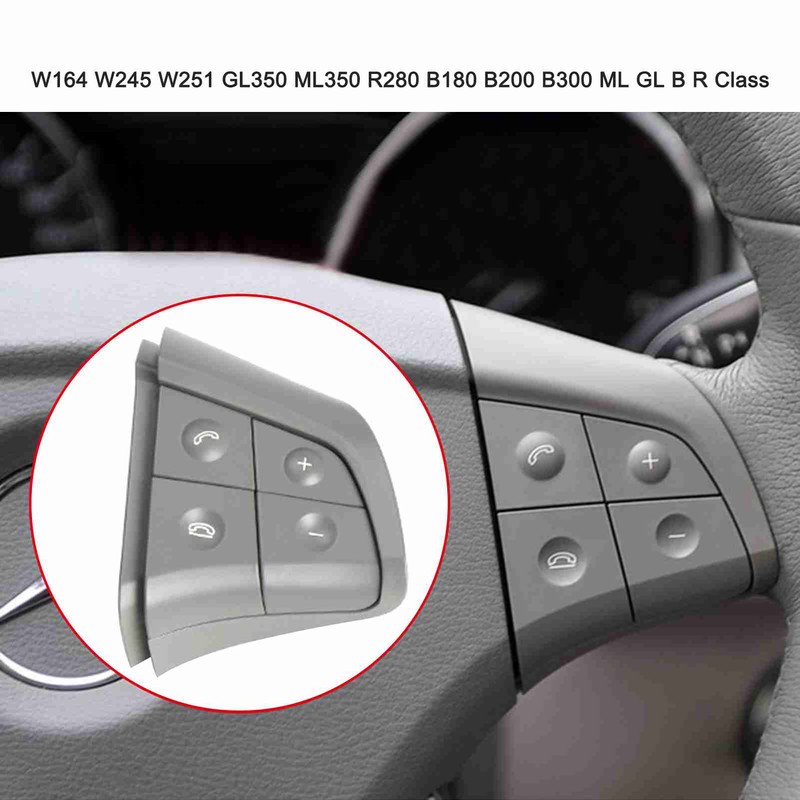 Steering Wheel Control Buttons Switch Replacement for Benz W164 W245