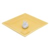 Nippon Kodo Ceramic Incense Plate & Rabbit Incense Stand (Yellow)