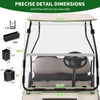 Cartalia Golf Cart Foldable Windshield 3/16" (5MM) Only Fits Club