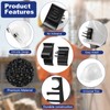 DEKELIY Hard Hat Accessory Clip Kit：3Pcs Pencil & Marker Holder