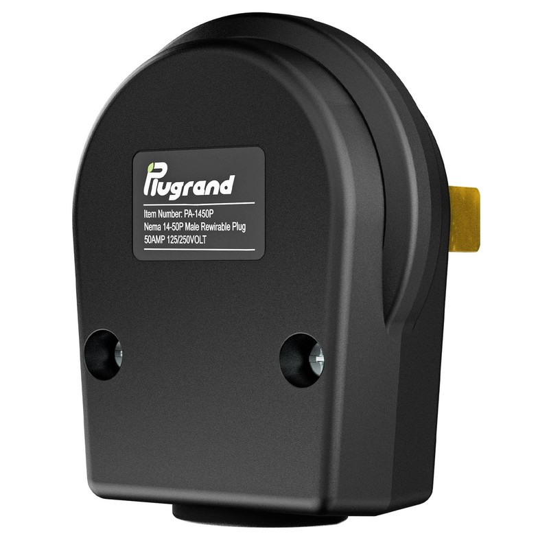 Nema 14-50P Plug 50 Amp 125/250 Volt DIY Plug, 50Amp